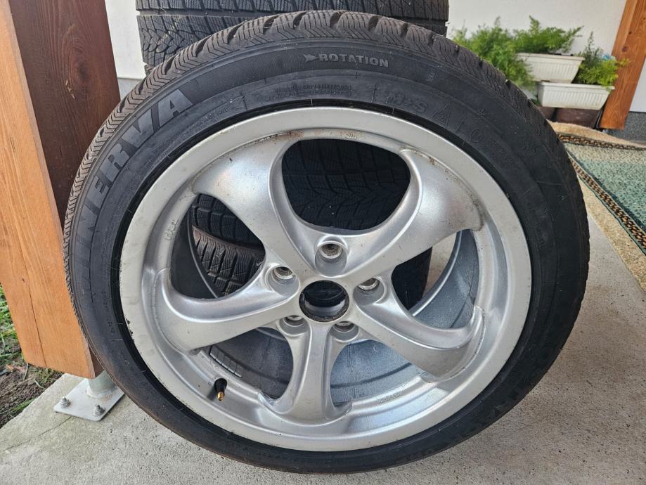 ALU FELGE 17'' rupe 5x112, sa zimskim gumama 225x45 R17