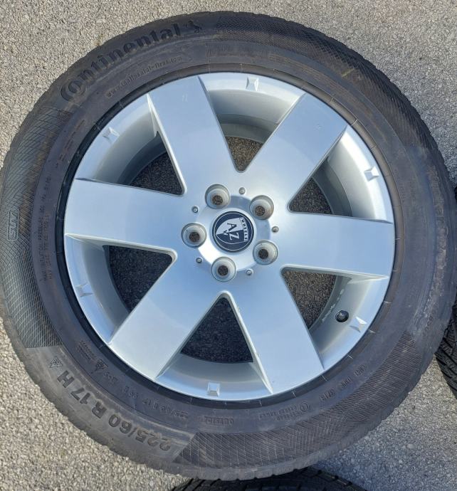 Alu felge 17'' rupe 5x115, 4 kom.chevrolet captiva,opel antara