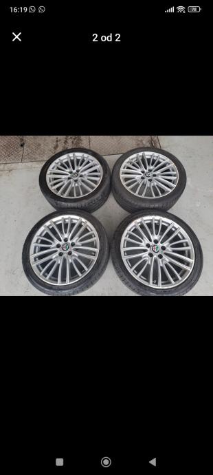 Alu felge 18'' rupe 5x110, 1 kom Giulia