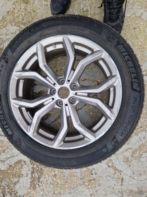 Alu felge 19'' rupe 5x112, orginal Bmw G01,G02, Michelin M+S, 4 kom.