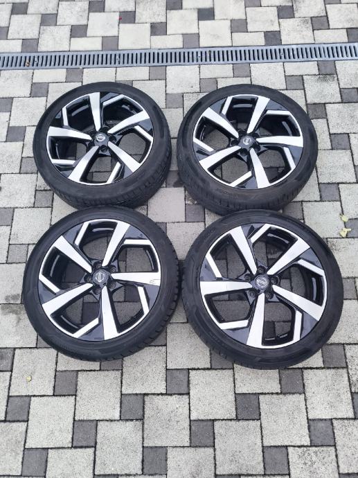 Alu felge Nissan 19'' rupe 5x114.3, 4 kom. Ljetne gume