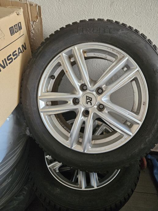 Alu felge za VW grupaciju 16'' rupe 5x112 sa zimskim gumama 205/55r16.