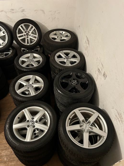 Alu felge VW-ŠKODA-AUDI rupe 5x112, 6+ kom.