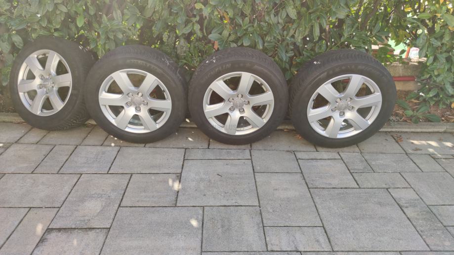 Audi Alu felge 17" + Gume 225x55xR17 , 4 kom. Art.No P2056