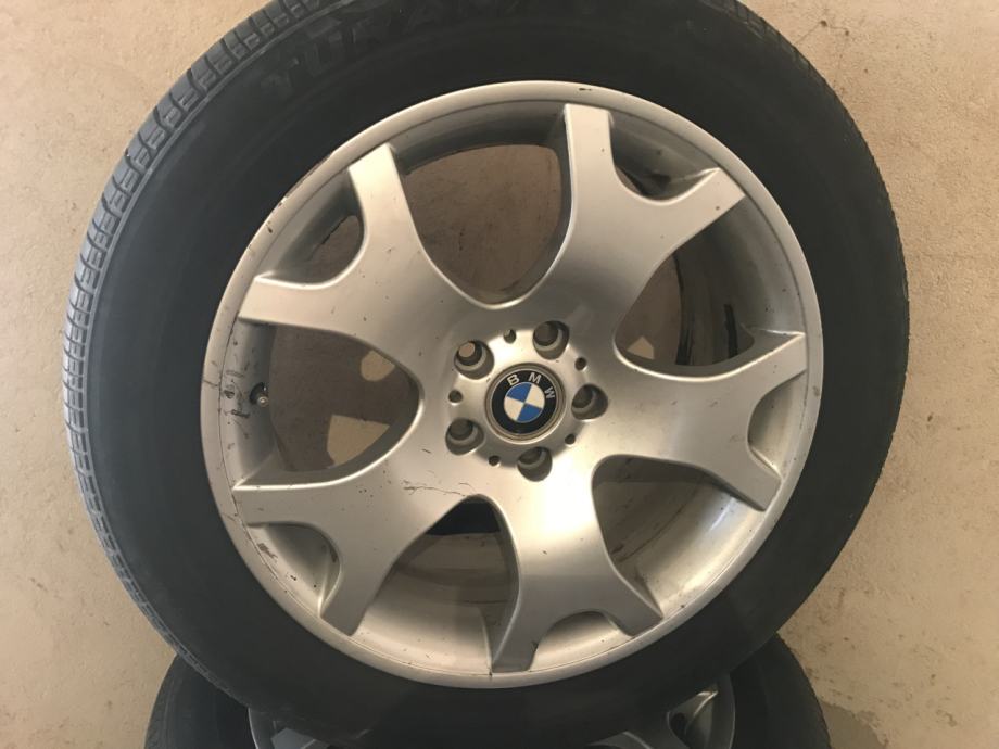 BMW X5 255 50 19 -  4 Alu Felge + Gume Bridgestone Turanza