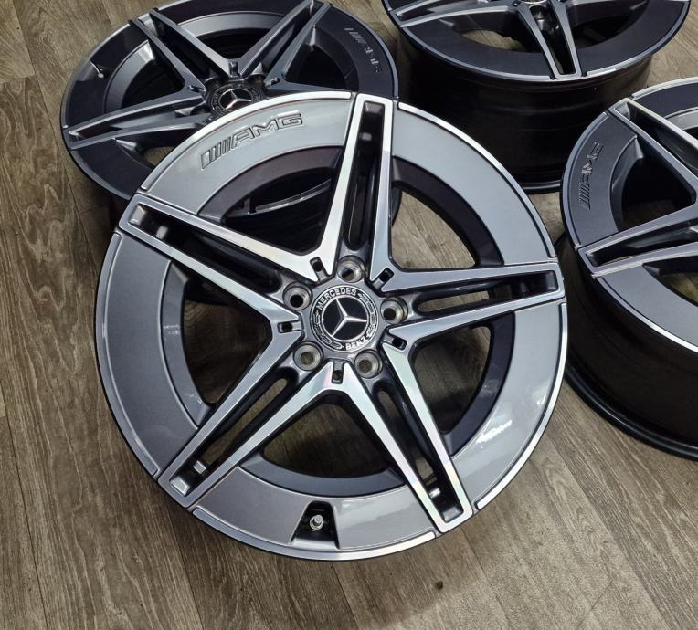 Mercedes C-klasa AMG felge 18'' rupe 5x112, 4 kom. + SENZORI