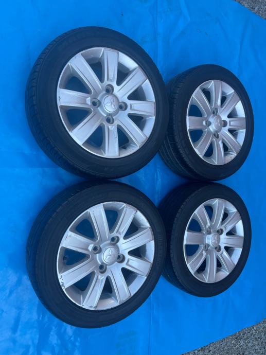 Mitsubishi Alu felge 15'' rupe 4, 4 kom. Gume za bacit 150€ sve skupa