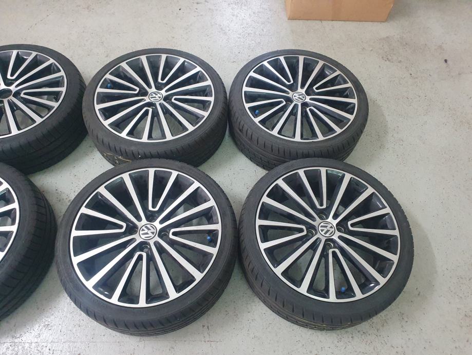 ORIGINAL VW UP POLYGON Alu felge R-LINE  17” rupe 4x100 BICOLOR AKCIJA