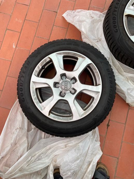 Prodajem AUDI ALU felge 16’’ s vrhunskim zimskim gumama Goodyear