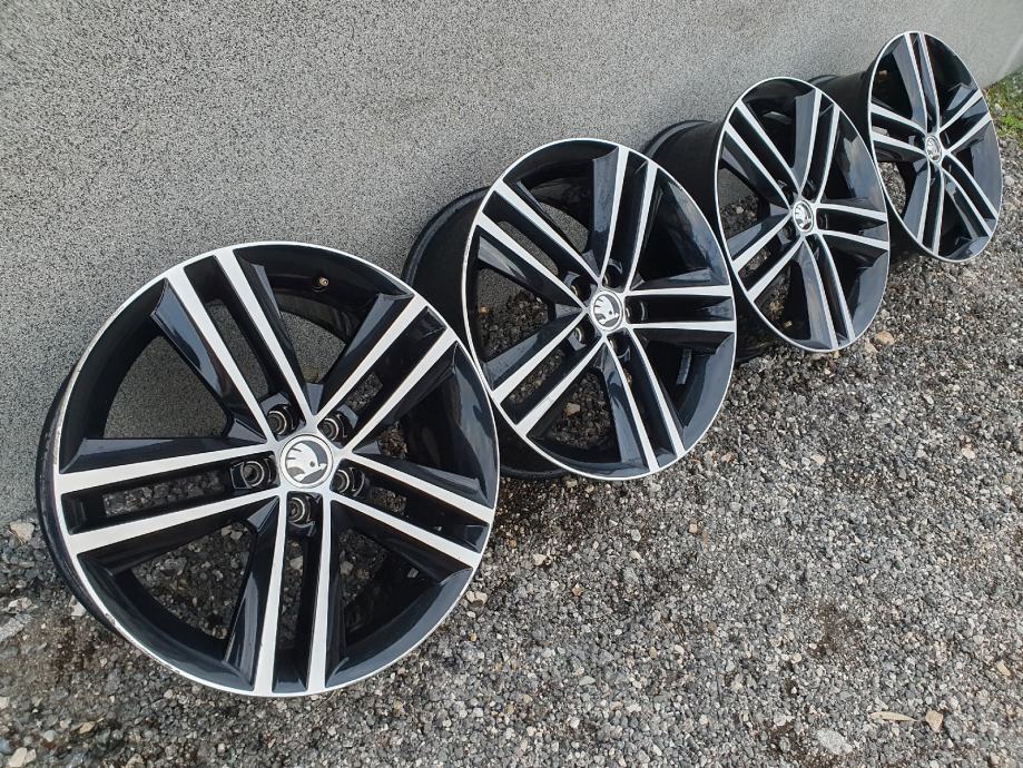 Škoda alu felge 17" 5×100, 4 kom., Original Rapid 2012-20