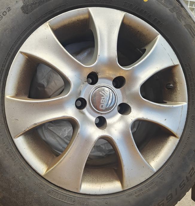 VW/AUDI/SEAT/SKODA Alu felge 16'' rupe 5x112, 4 kom.