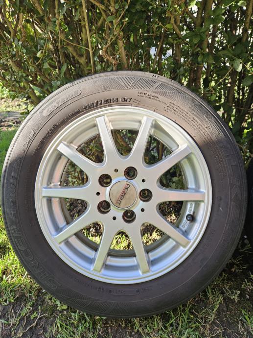 VW POLO Alu felge 14'' rupe 5, 4 kom.