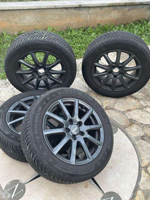 Zimski set guma + Alu felge 16'' rupe 5x112, 4 kom.