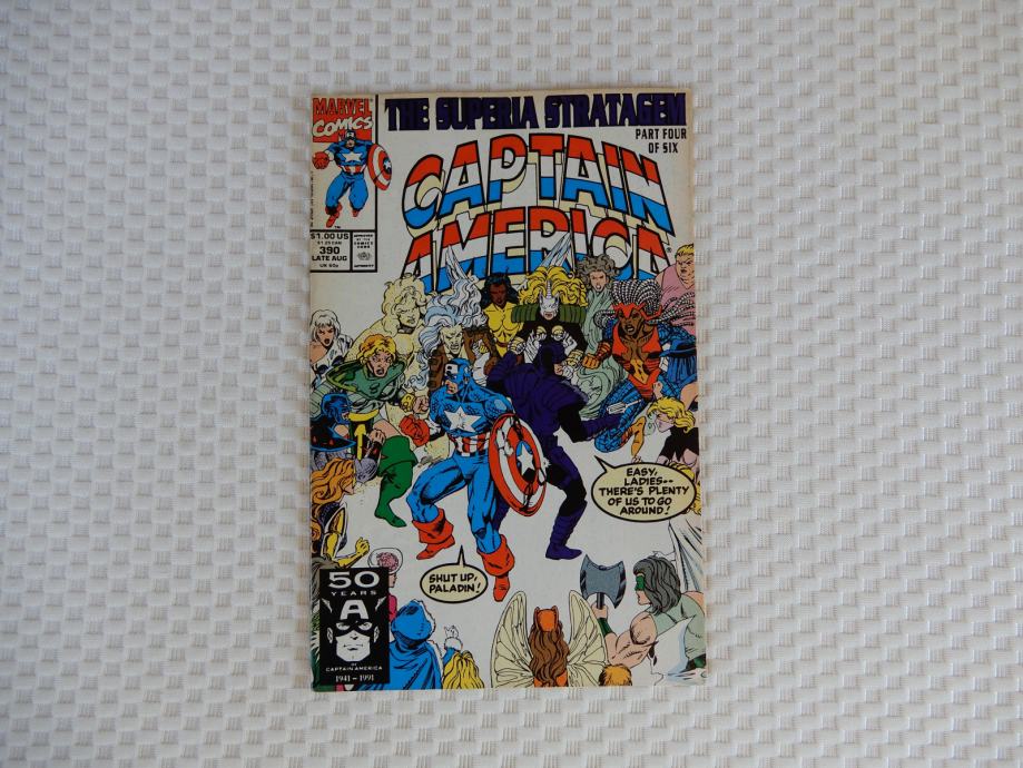 Captain America Marvel USA Comic Strip Broj 390