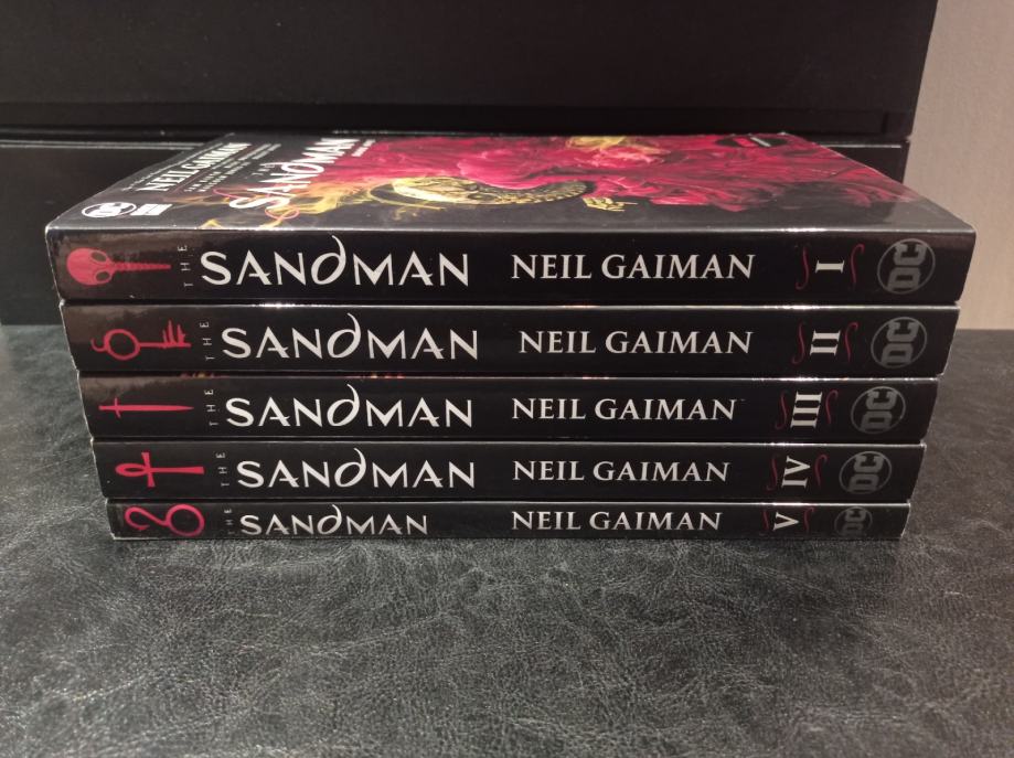 The Sandman Book 1-5 DC Black Label Neil Gaiman strip komplet