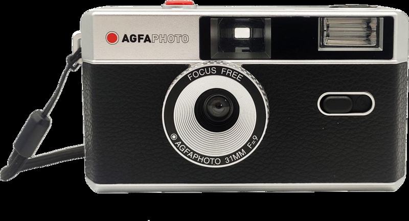 AGFAPHOTO REUSABLE CAMERA 35MM with FLASH - BLACK