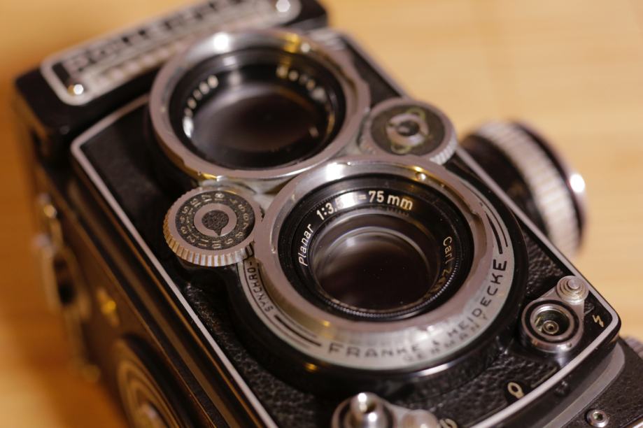 Rolleiflex 3.5F Heidosmat 75ｍｍ F2.8 Carl Zeiss Planar 75ｍｍ F3