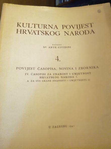 Ante Cividini - Kulturna povijest hrvatskog naroda 4.