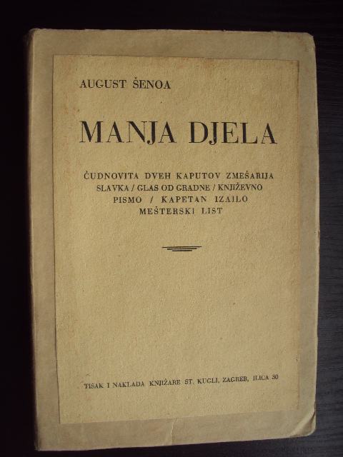 August Šenoa - Manja djela