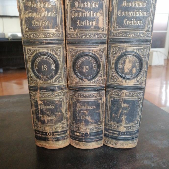 Brockhaus Conversations Lexikon 13, 15, 16