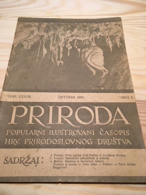 Časopis Priroda, br.8, 1950.