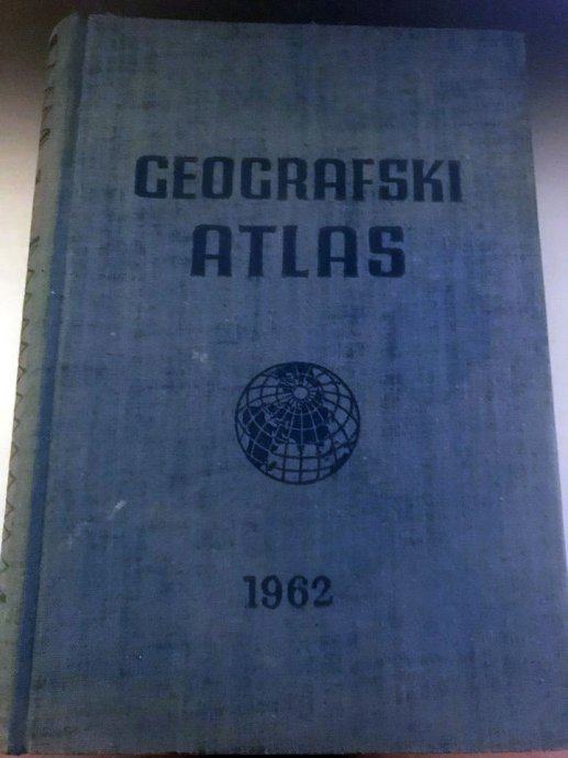 GEOGRAFSKI ATLAS iz 1962.