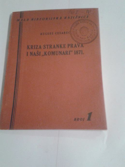 Kriza stranke prava i naši "komunari 1871