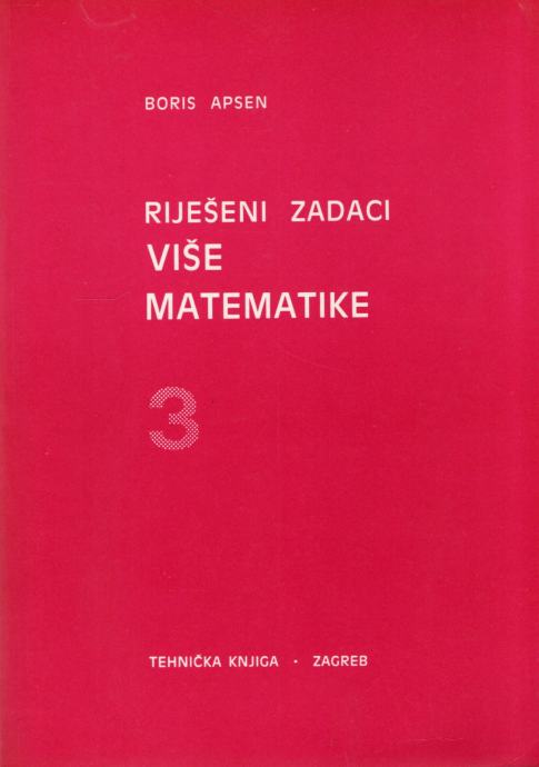 Riješeni zadaci više matematike 3