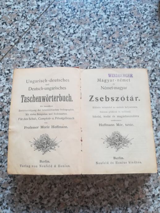 Ungarisch - deutsches und Deutsch - ungarisches Taschenwörterbuch