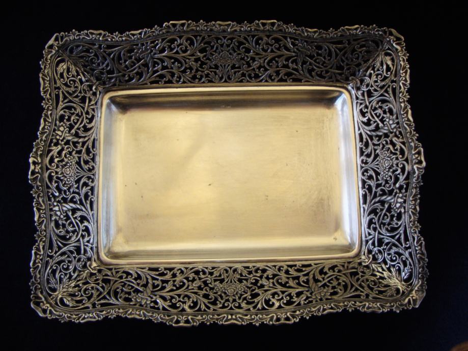 Antique silver 800 basket - Stara Srebrna košara  - srebro 800