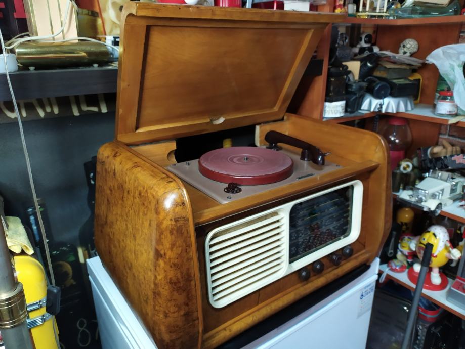 Art Deco Radio Gramofon PHONOLA ITALY