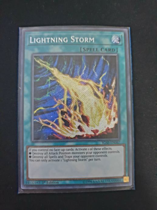 Lightning Storm Yugioh Karta