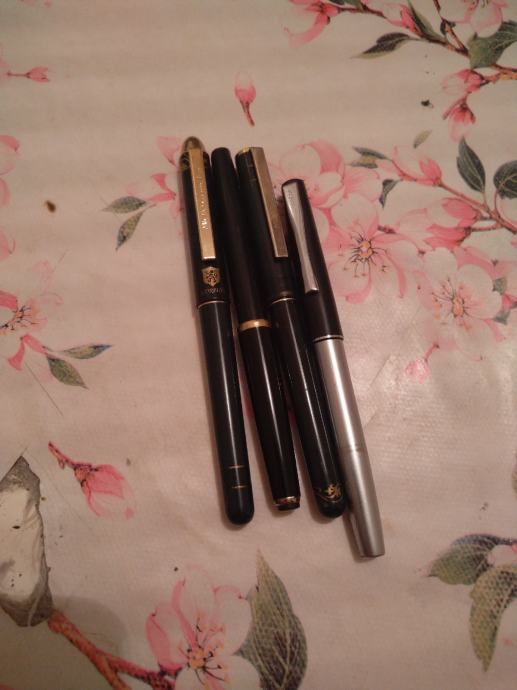 Lot od dvije kemijske micro ceramic pen i nalivpera Senator vintage