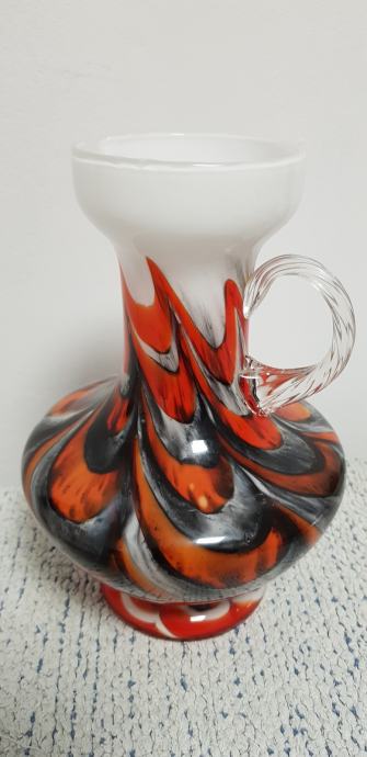 MURANO VAZA-BOKAL CARLO MORETTI 1960g.23x15 cm