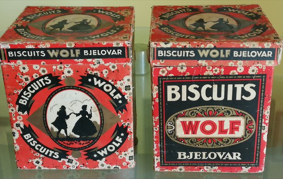 Wolf biscuits stara kutija