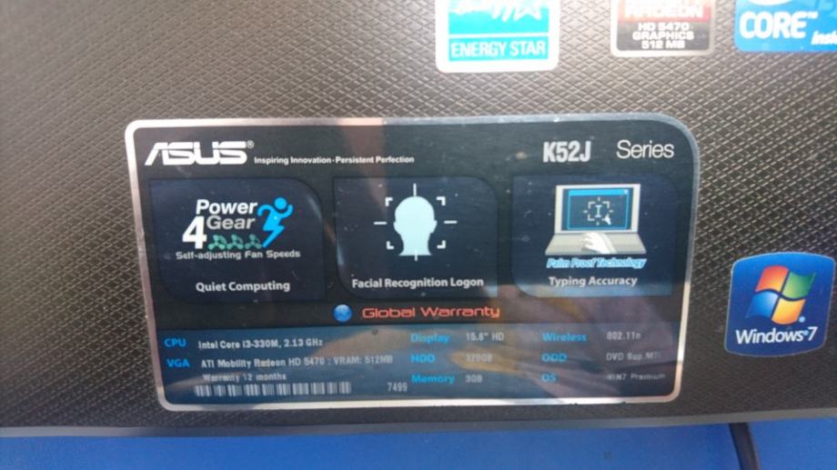 Ноутбук asus k52j обзор