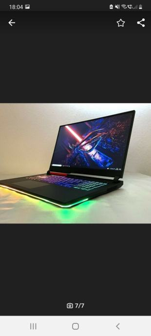 Asus rog strix g17 rtx3060 gaming laptop