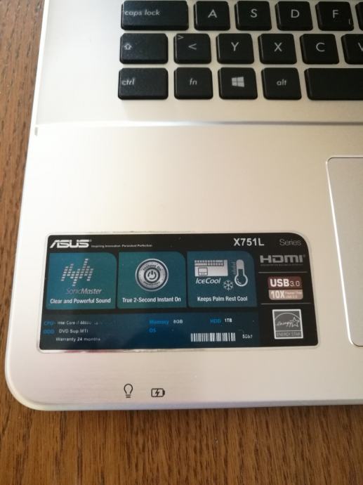 Замена матрицы asus x751l