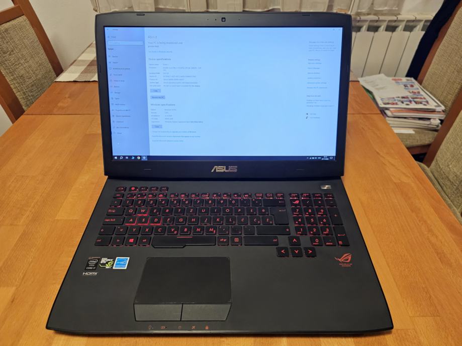 Laptop Asus ROG G751JL 17" 16 GB, 512 GB SSD, 1 TB HDD, GTX 965