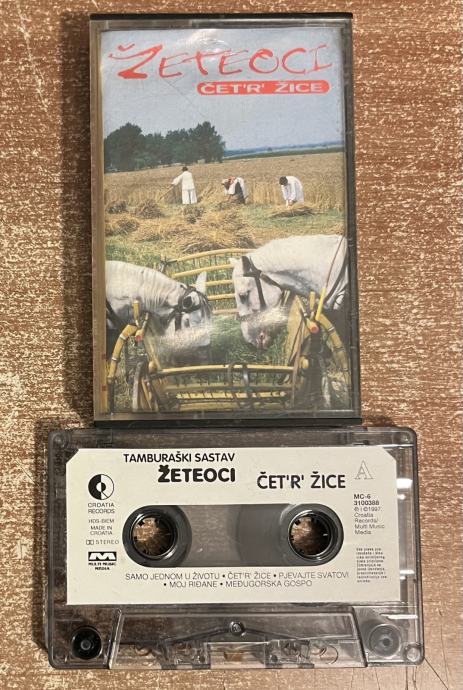 AUDIO KAZETA, ŽETEOCI - ČET R ŽICE