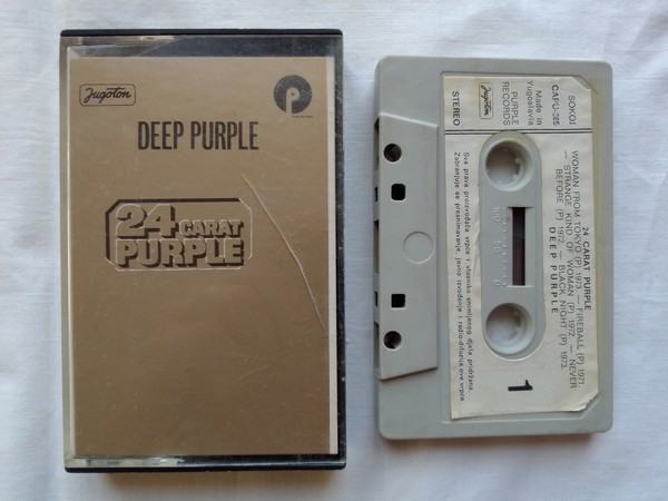 Deep Purple ‎– 24 Carat Purple, glazbena kaseta, Jugoton 1975.