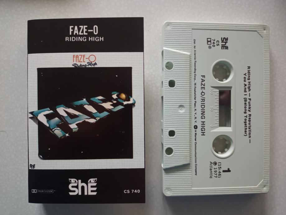 Faze-O - Riding High, kaseta, She Records 1977., S.A.D., zapinje