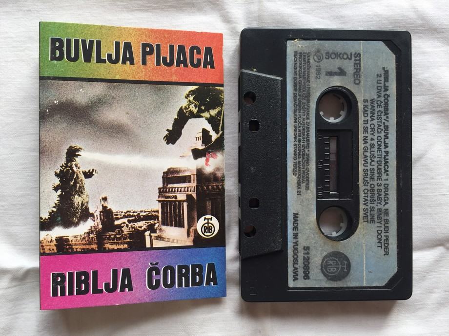 Riblja Čorba ‎– Buvlja pijaca, glazbena kaseta, PGP RTB 1982.