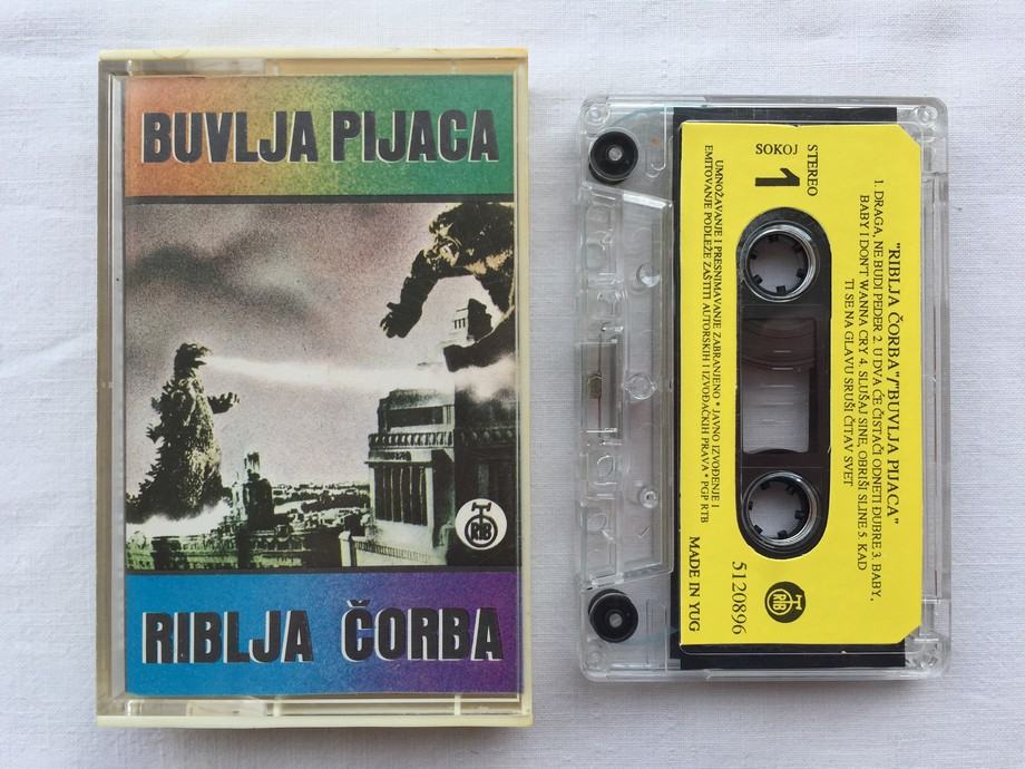 Riblja Čorba ‎– Buvlja pijaca, glazbena kaseta, PGP RTB