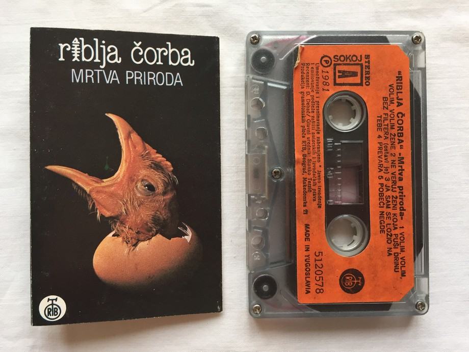 Riblja čorba ‎– Mrtva priroda, glazbena kaseta, PGP RTB 1981.