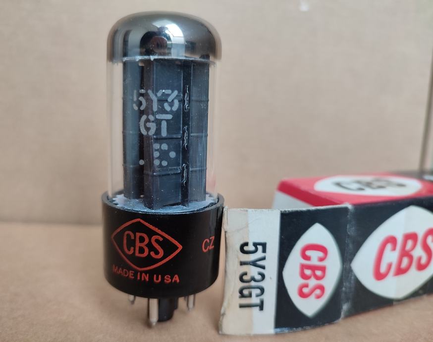 5Y3 5Y3GT CBS - Hytron USA, NOS