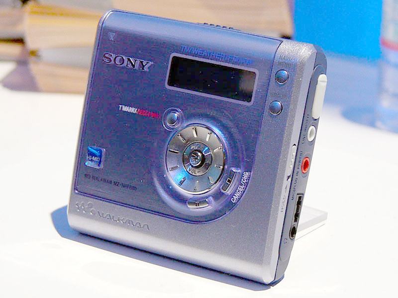 Portable minidisc recorder SONY MZ-NHF800