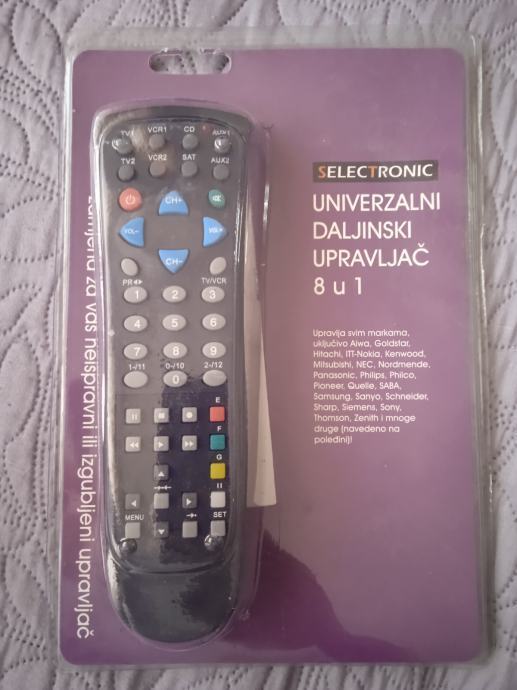 Univerzalni daljinski upravljač 8 u 1