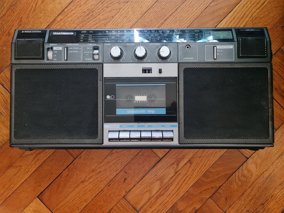 Vintage Telefunken prijenosni Boom Box F-760