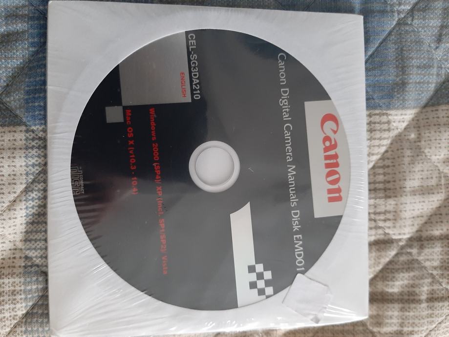 Canon A550 - CD